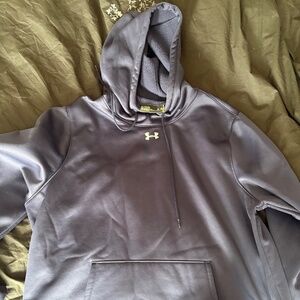 Under armor navy blue hoodie